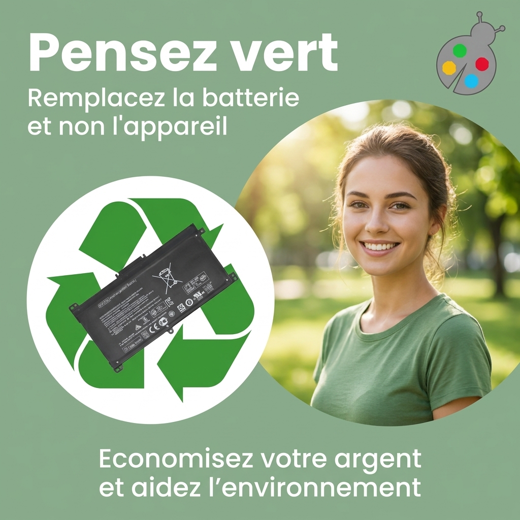 Batterie ordinateur portable hp pavilion x360 14 ba010ca
