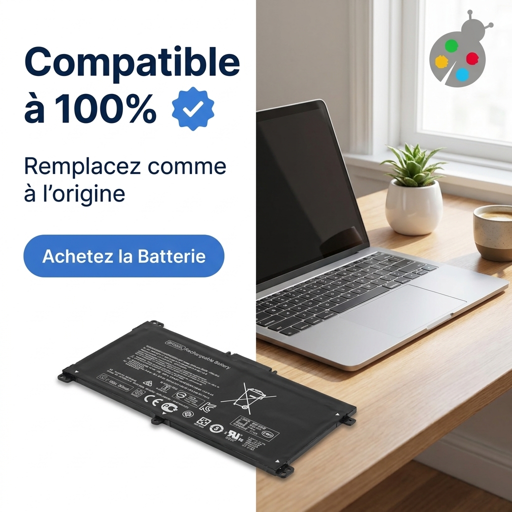Batterie ordinateur portable hp pavilion x360 14 ba010ca