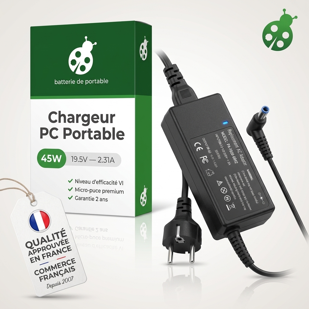 Chargeur ordinateur portable hp  pavilion 14 ce0006nf
