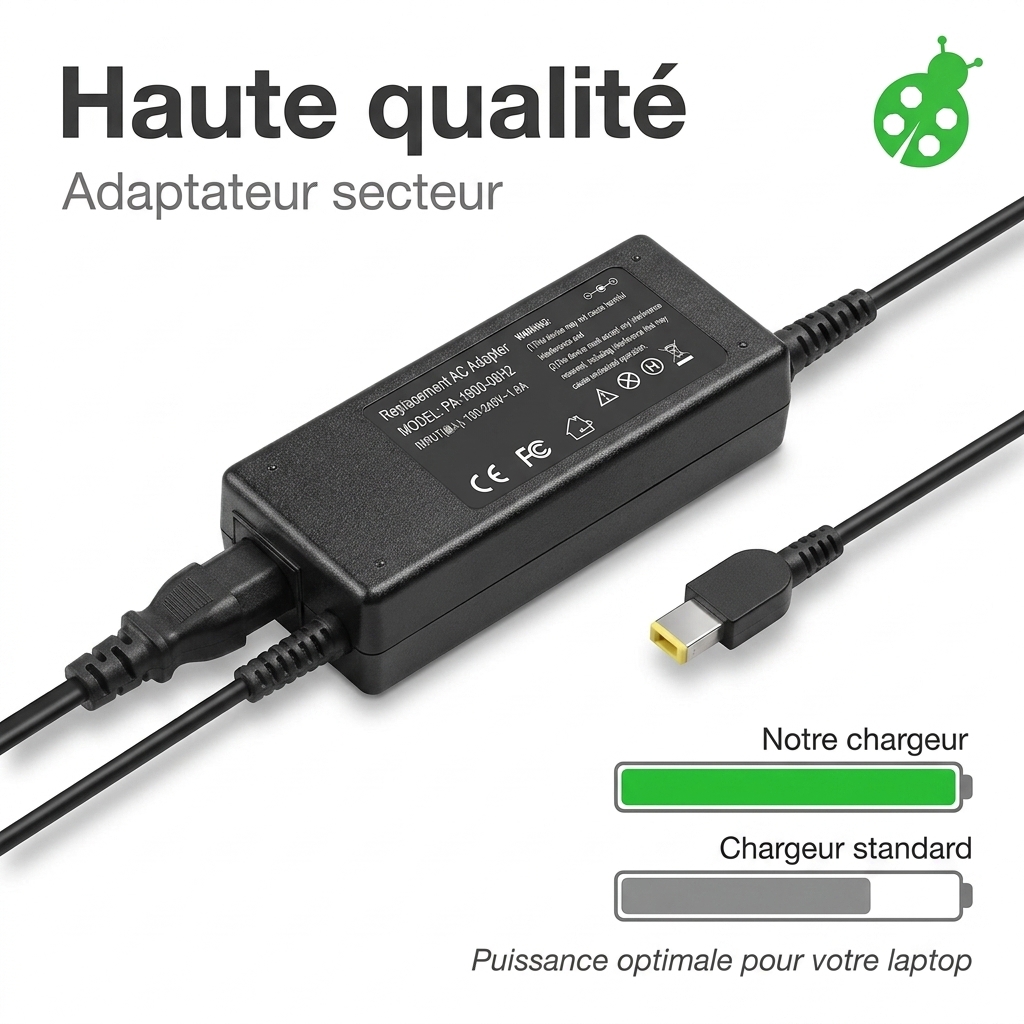 Chargeur ordinateur portable lenovo legion y540 15irh