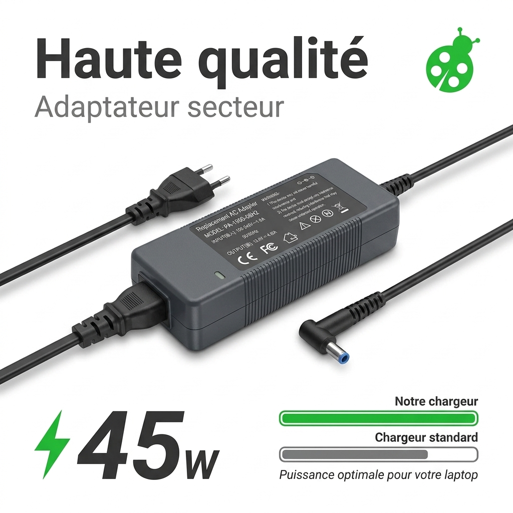 Chargeur ordinateur portable hp  stream 14 ds0013nf