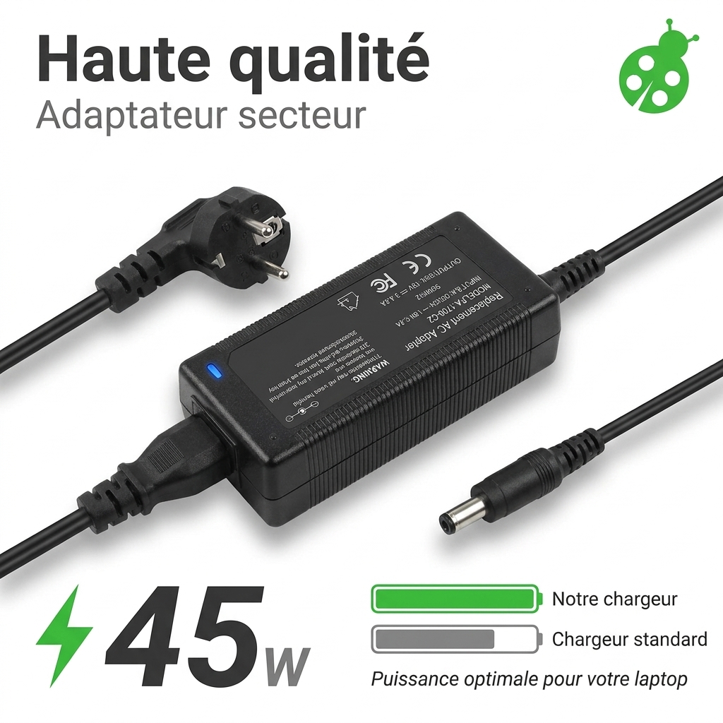 Chargeur ordinateur portable asus r409fa