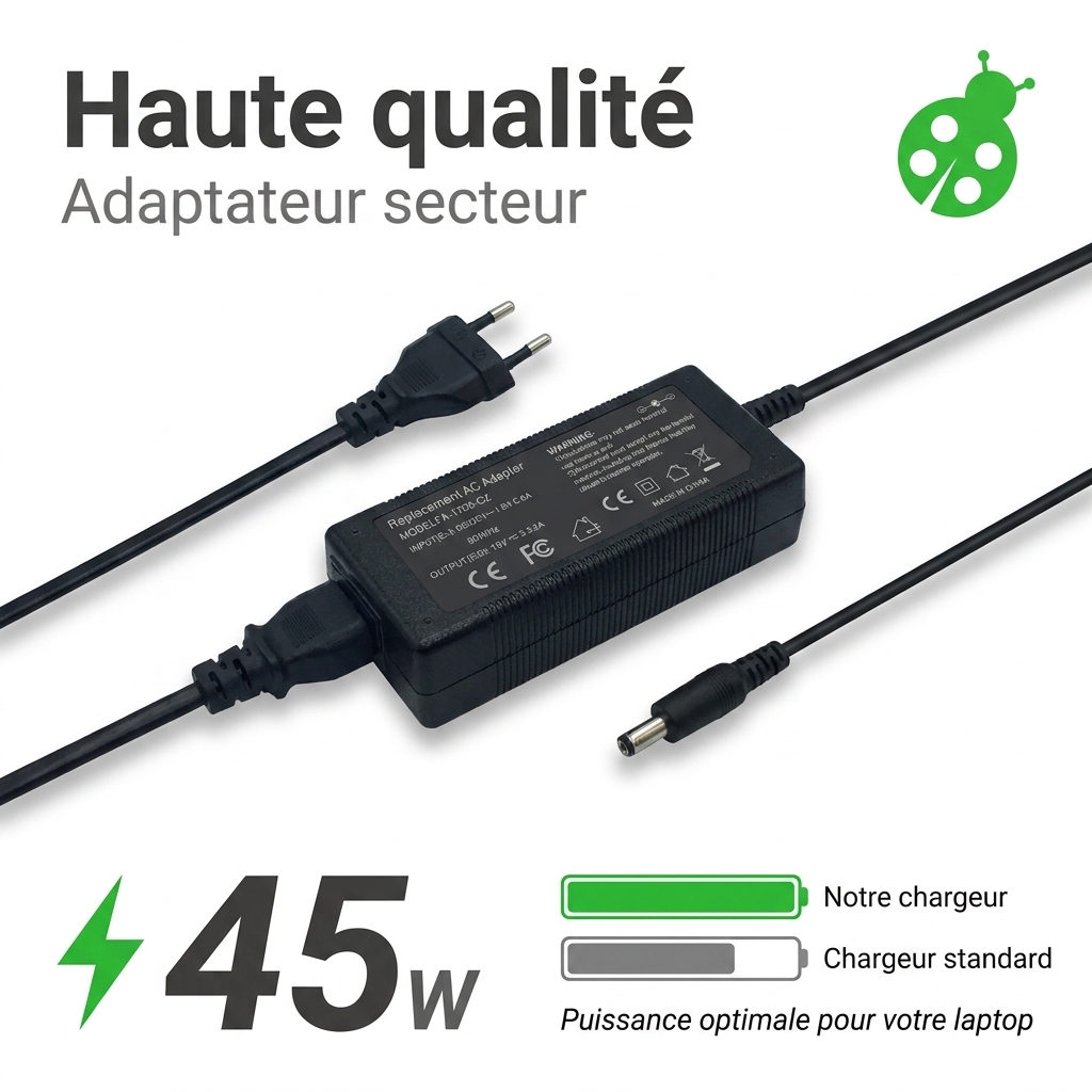 Chargeur ordinateur portable asus r409ba