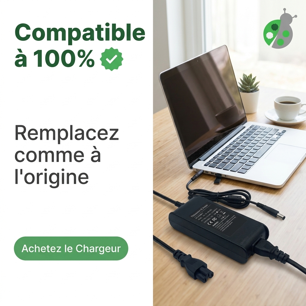 Chargeur ordinateur portable dell inspiron 17r (5720)