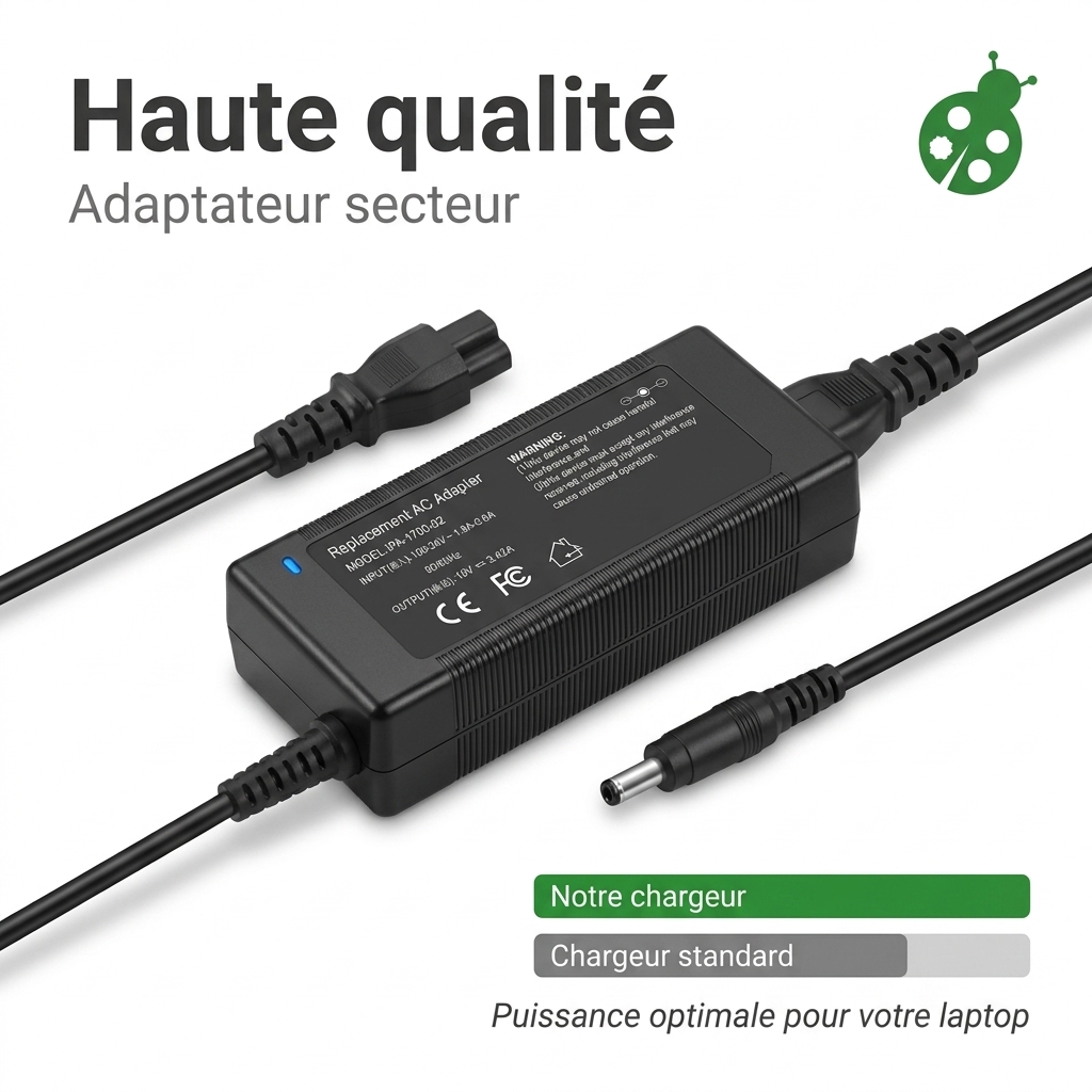 Chargeur ordinateur portable asus k509fa