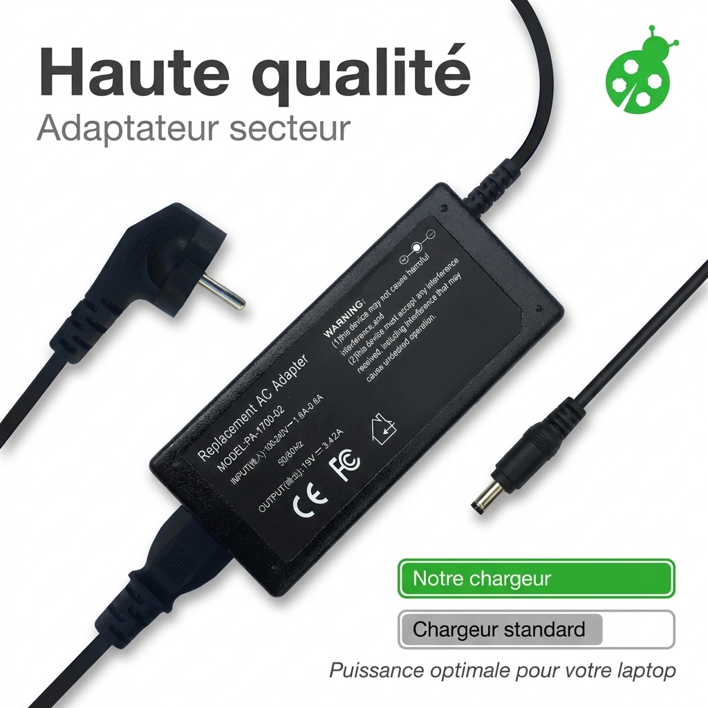 Chargeur ordinateur portable asus m509d