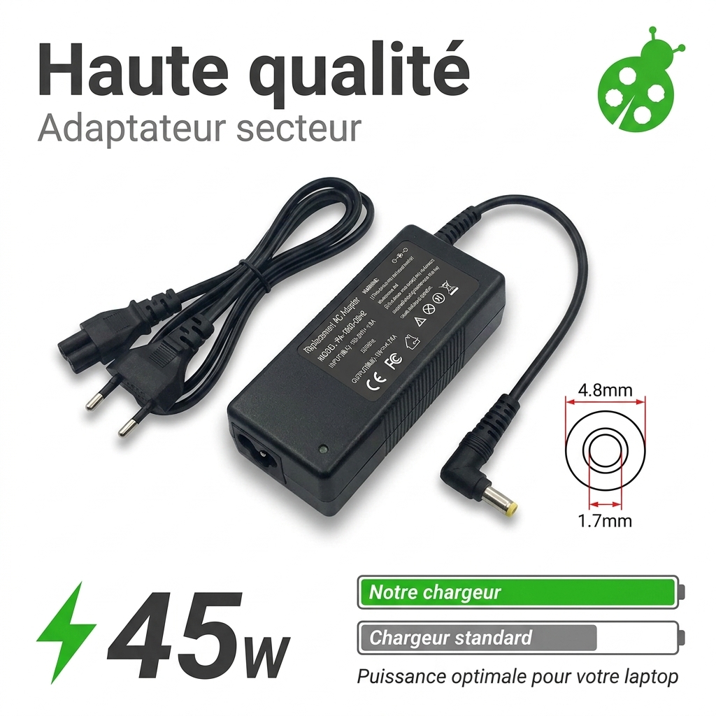 Chargeur ordinateur portable terra wortmann mobile 1513
