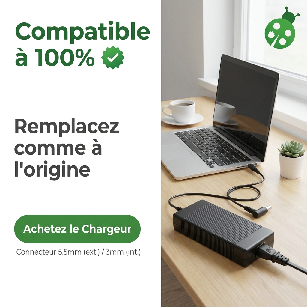Chargeur ordinateur portable samsung r530