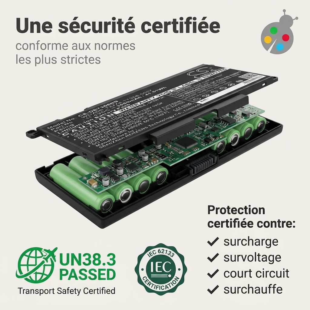Batterie ordinateur portable dell inspiron 15 5580 d1525l