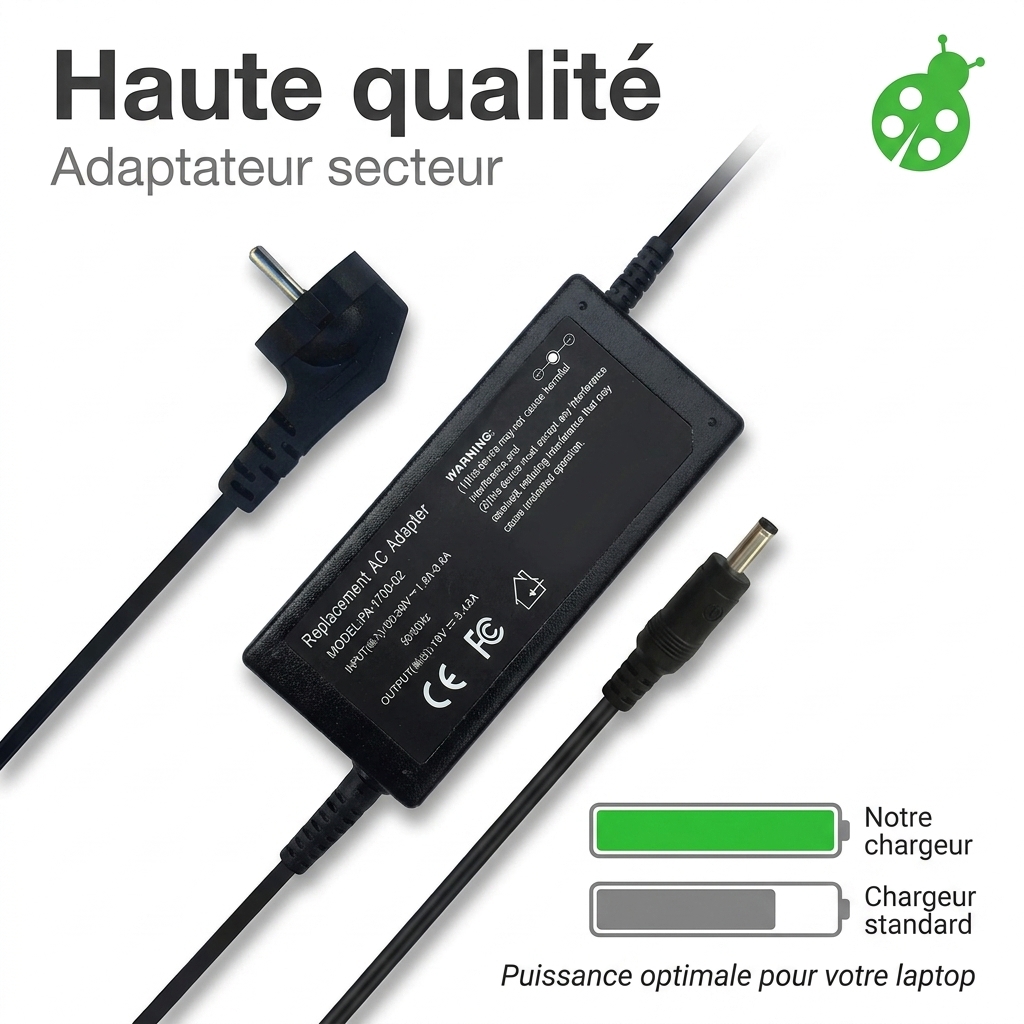 Chargeur ordinateur portable asus vivobook 17 x712fb au213t