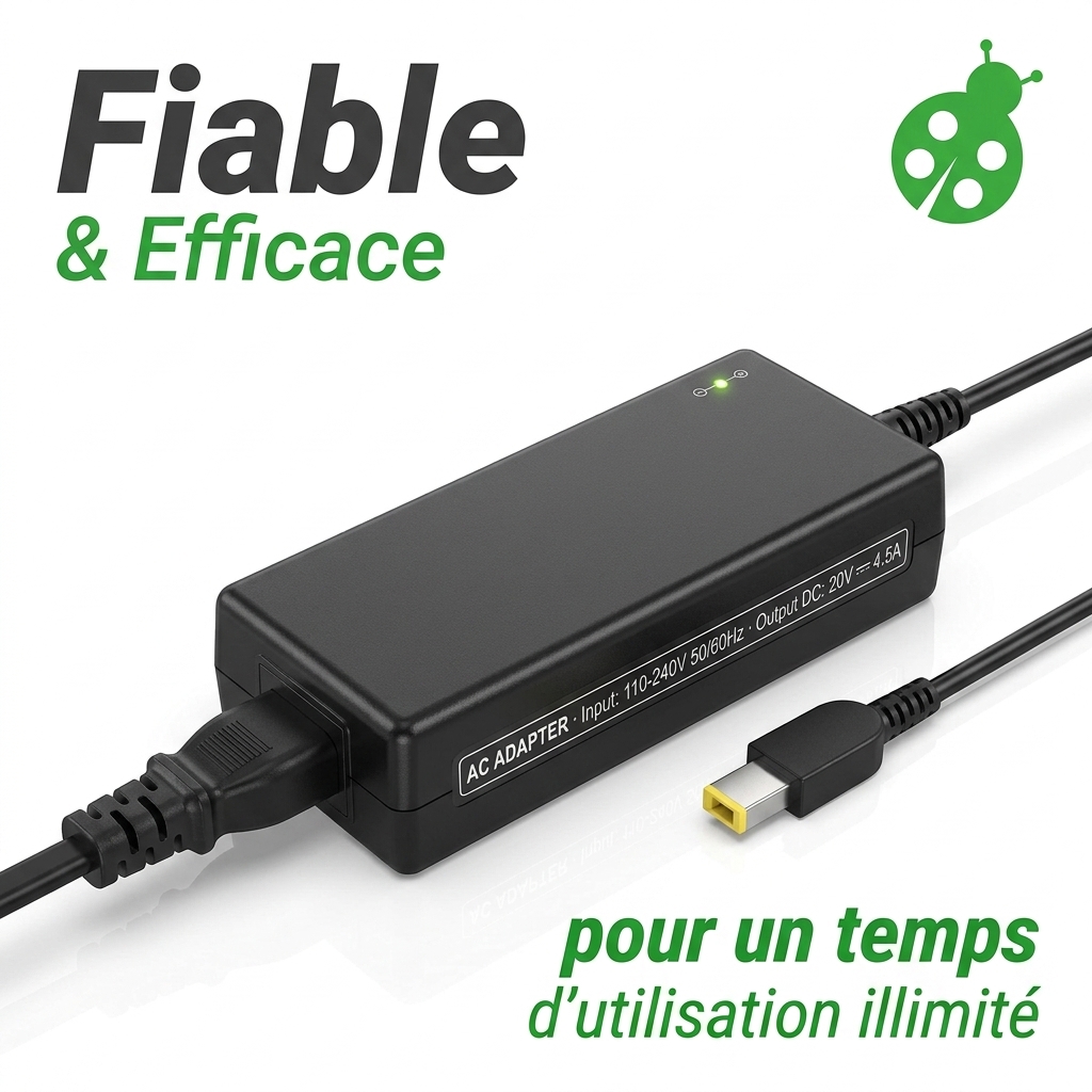 Chargeur ordinateur portable lenovo thinkpad t460s 20f9003cus