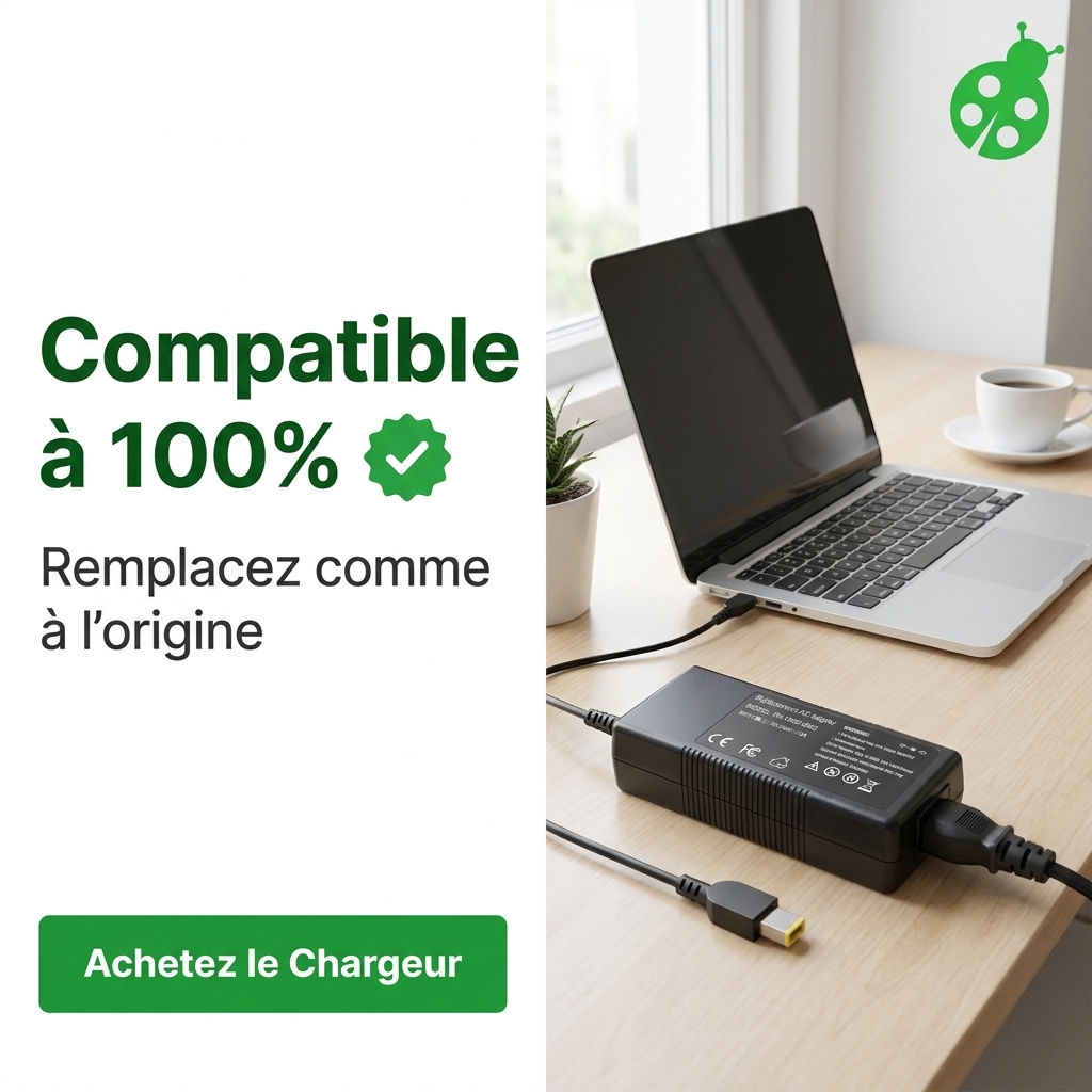 Chargeur ordinateur portable lenovo thinkpad t460s 20f9003cus