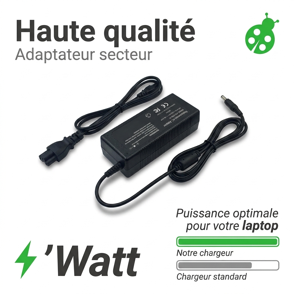 Chargeur ordinateur portable asus p1504fa ej709r