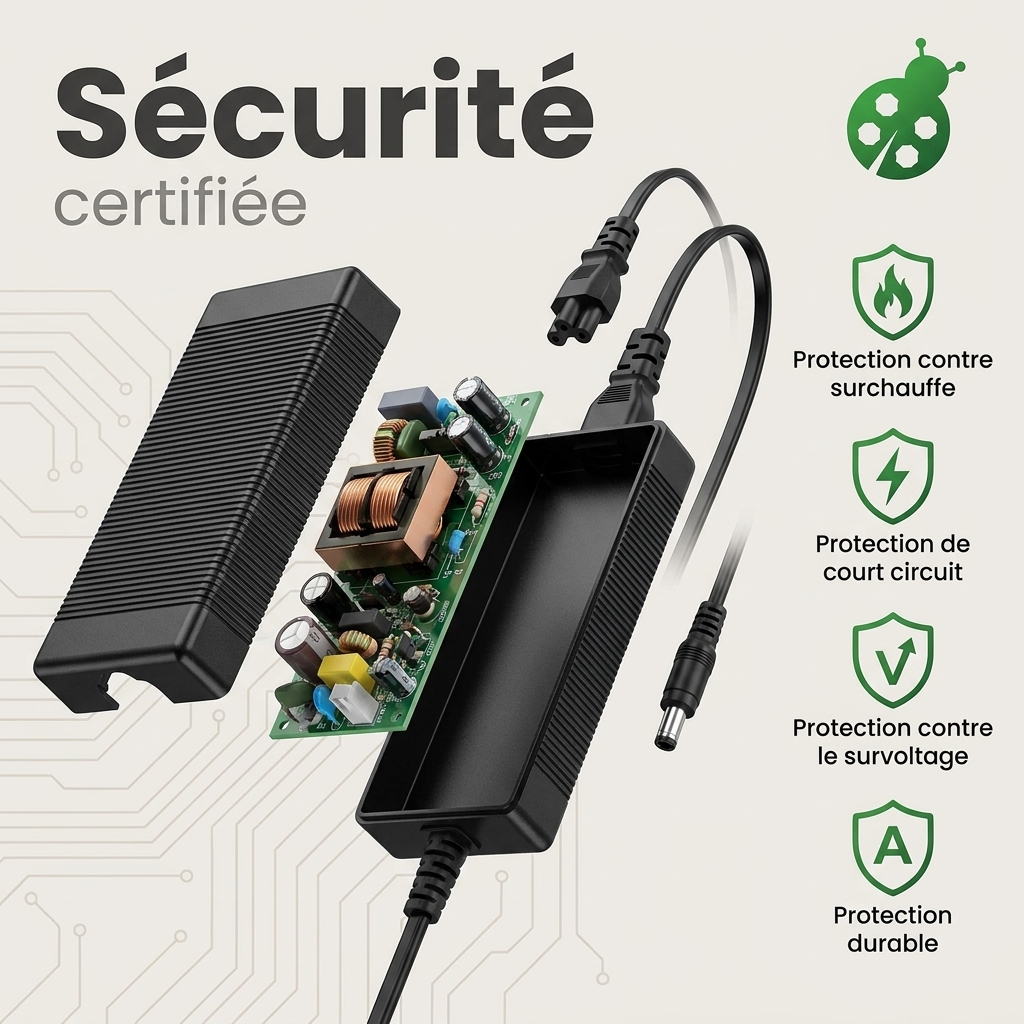 Chargeur ordinateur portable asus p1504fa ej709r