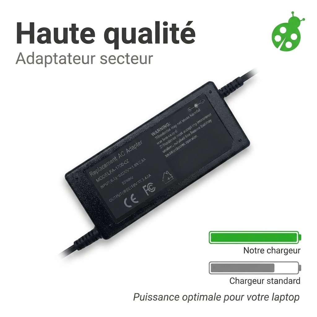 Chargeur ordinateur portable asus f402na ga124t