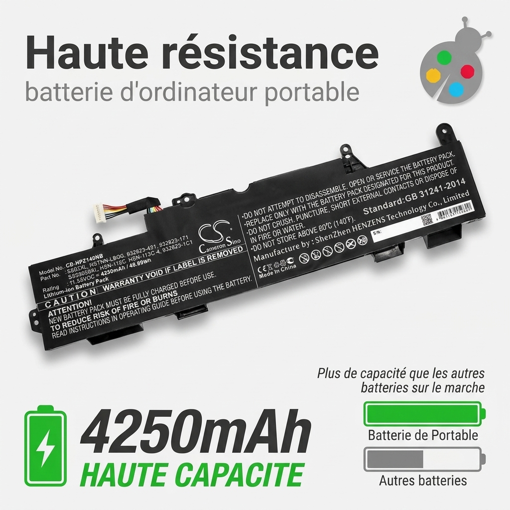 Batterie ordinateur portable hp elitebook 840 g5