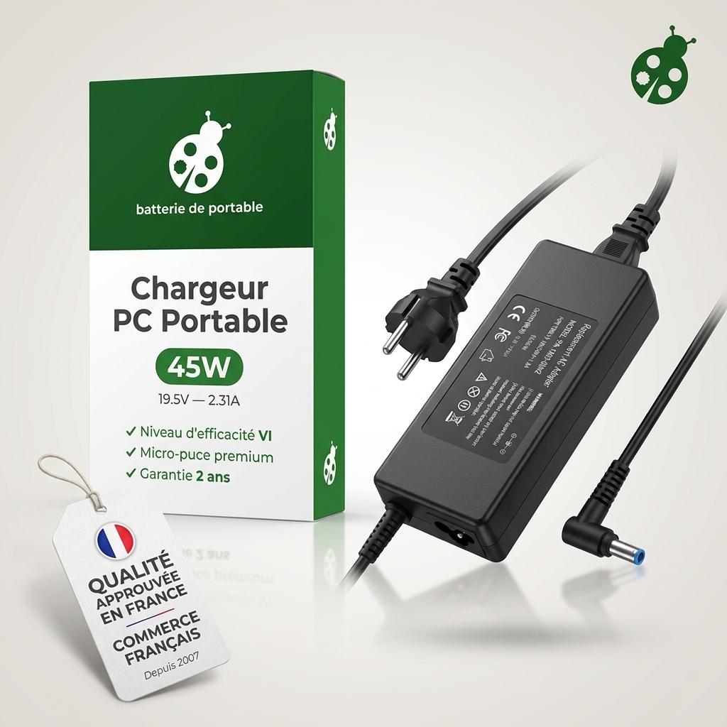 Chargeur ordinateur portable hp  pavilion 13 an0029nf