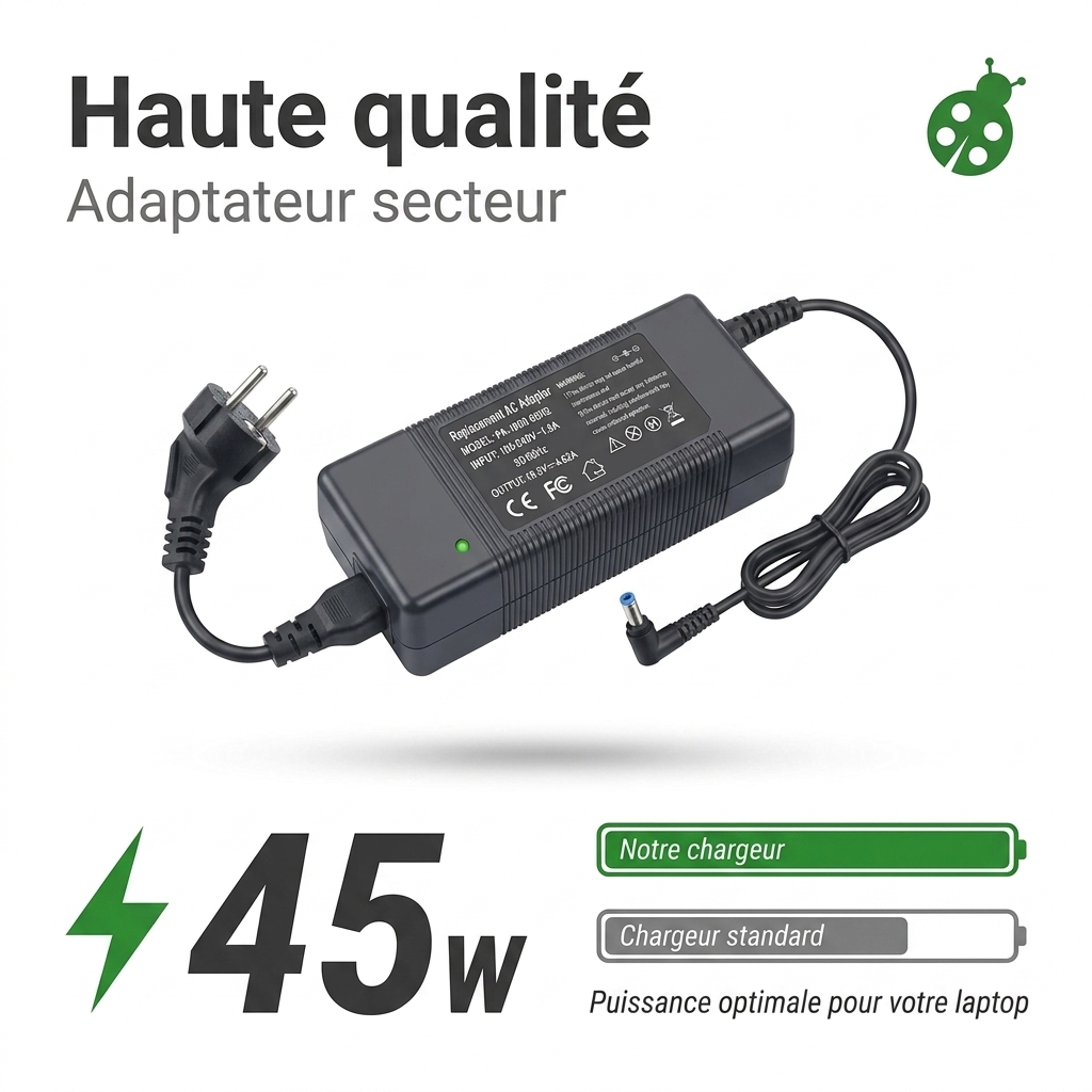 Chargeur ordinateur portable hp  pavilion 13 an0029nf