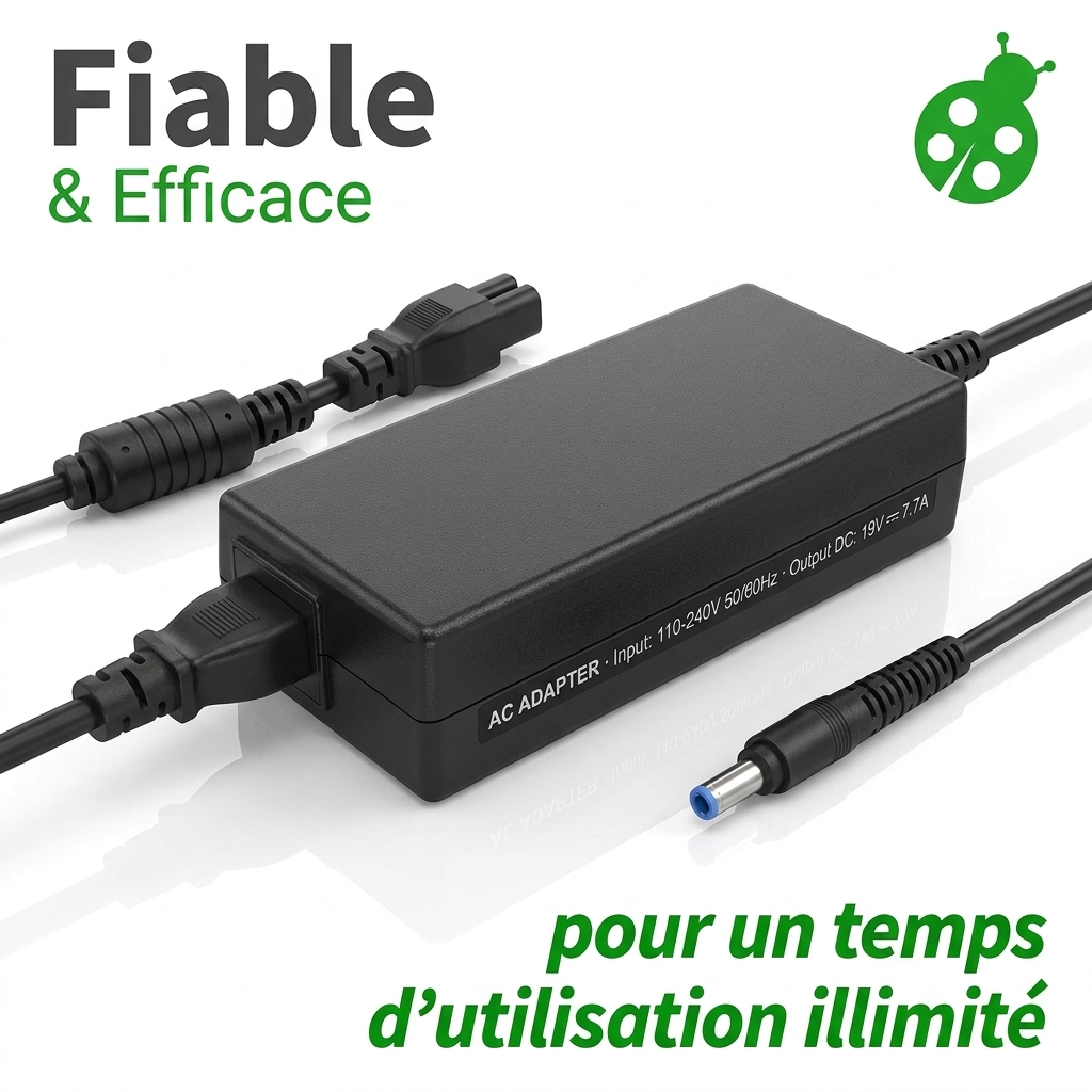 Chargeur ordinateur portable hp  pavilion power 15 cb040nd