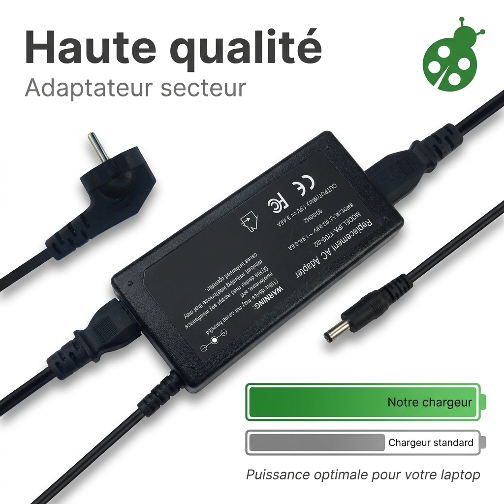 Chargeur ordinateur portable asus zenbook ux333fa a3023t