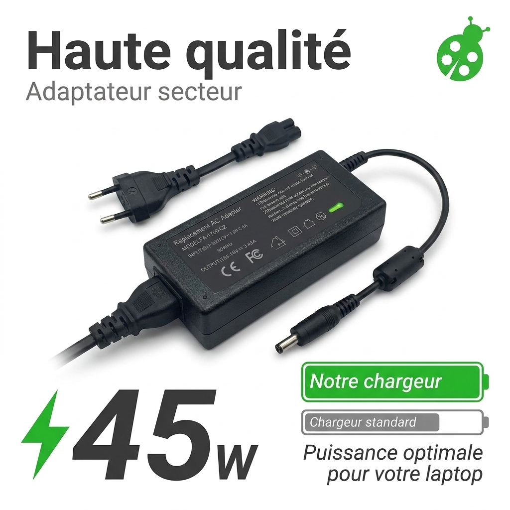 Chargeur ordinateur portable asus vivobook flip 14 tp412fa ec452t