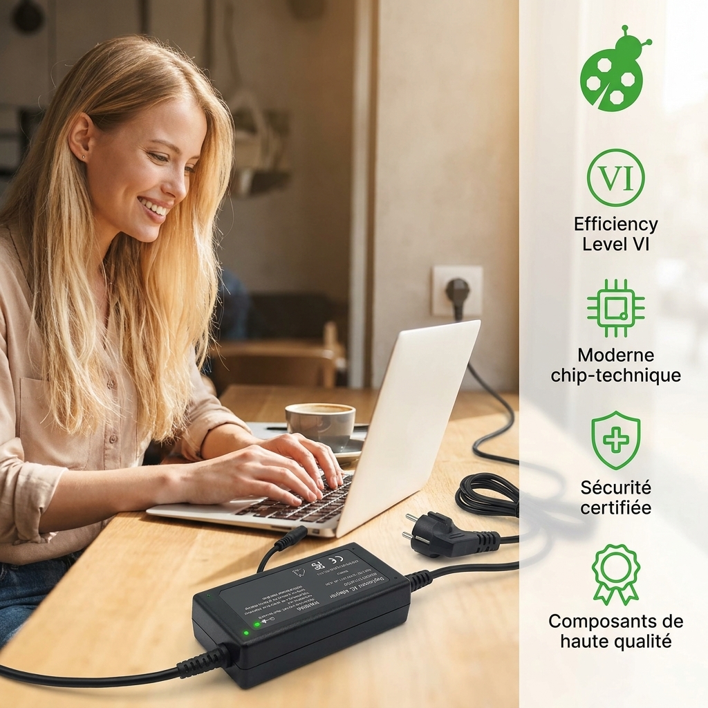 Chargeur ordinateur portable asus vivobook flip 14 tp412fa ec452t