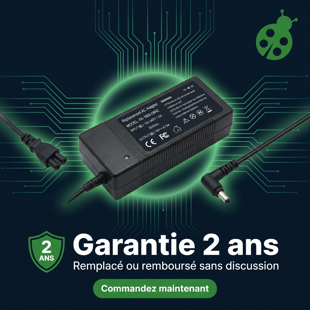 Chargeur ordinateur portable packard bell onetwo s3480
