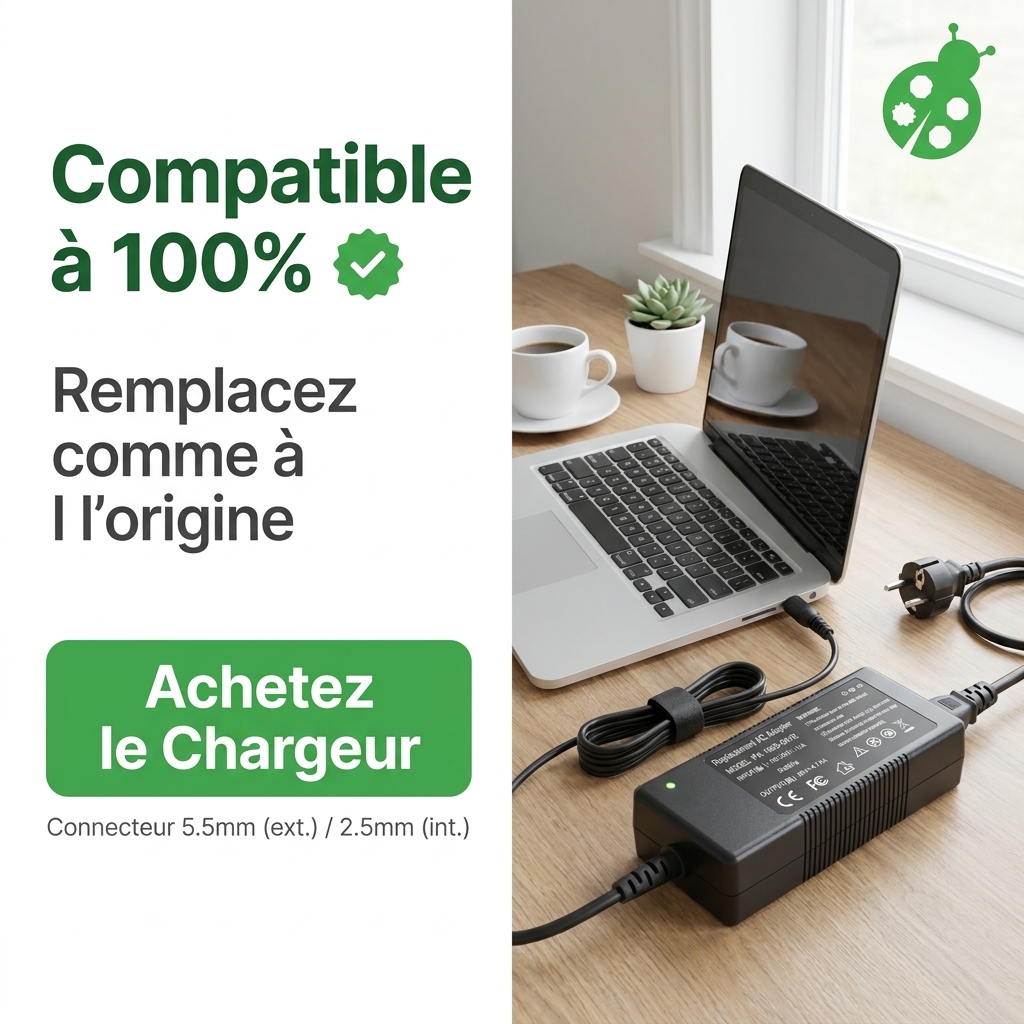 Chargeur ordinateur portable packard bell onetwo s3480