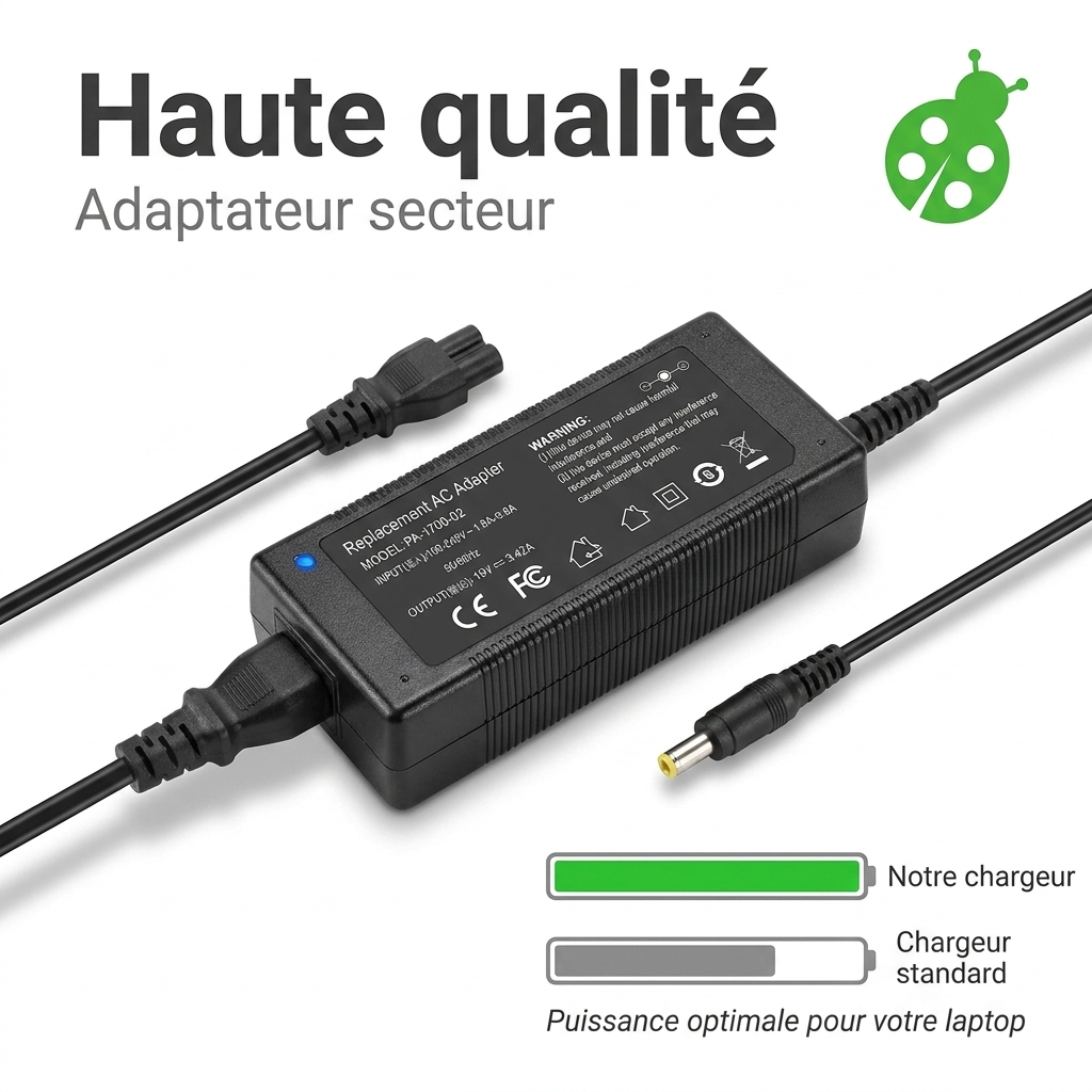 Chargeur ordinateur portable asus e402na