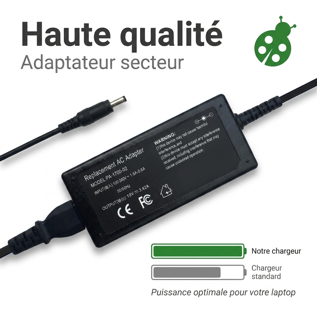 Chargeur ordinateur portable asus zenbook ux333fn 03026t