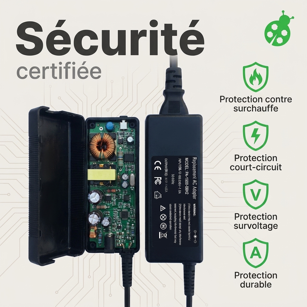 Chargeur ordinateur portable hp  17 ca2019nf