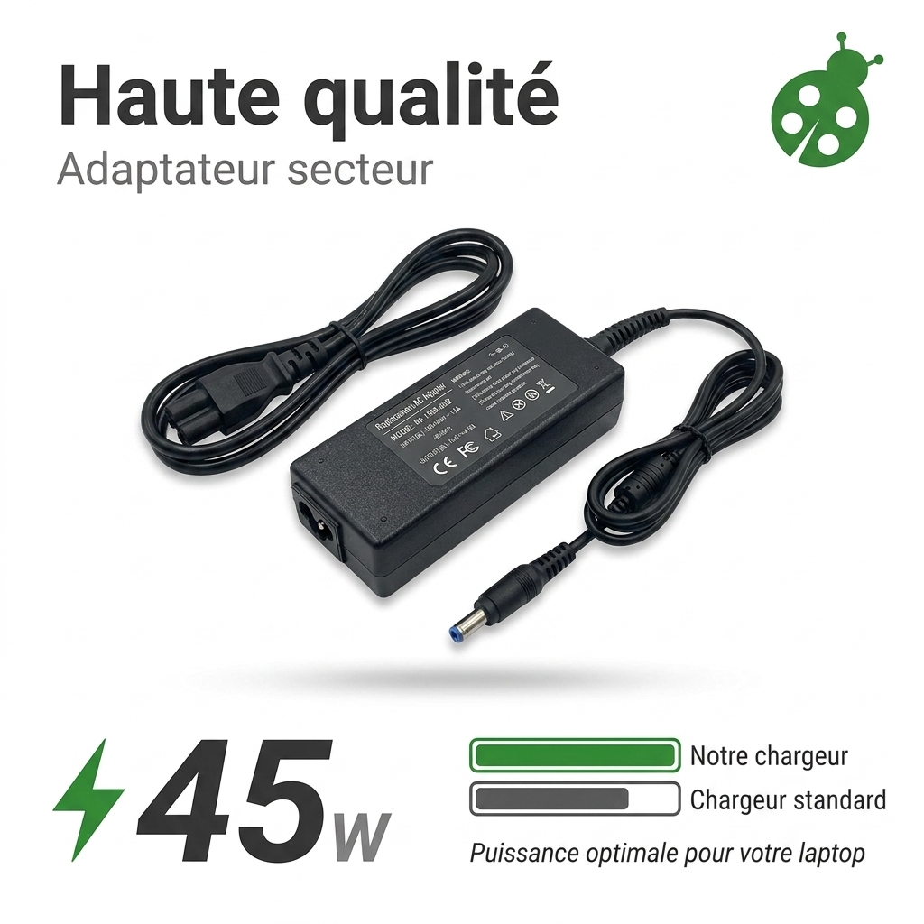 Chargeur ordinateur portable hp  pavilion 15 cw0002nf