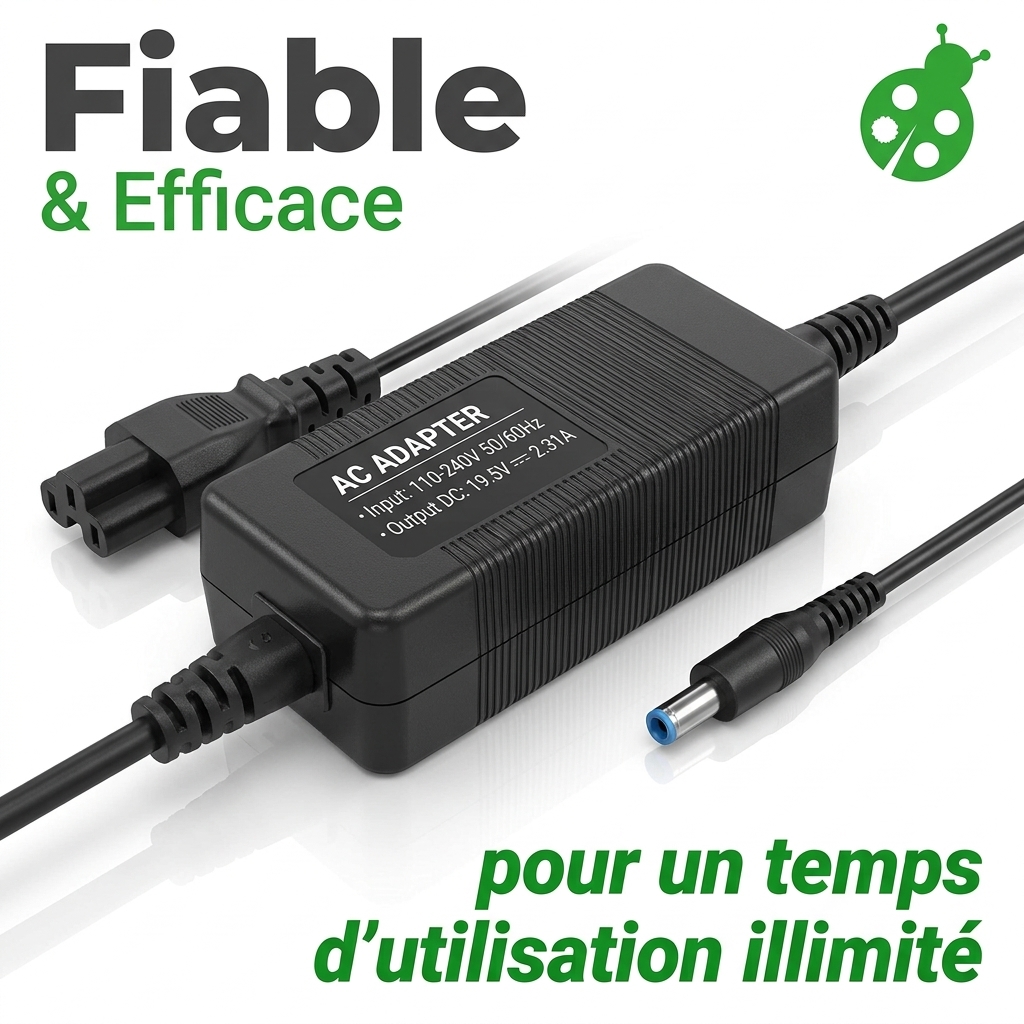 Chargeur ordinateur portable hp  pavilion 15 cw0002nf