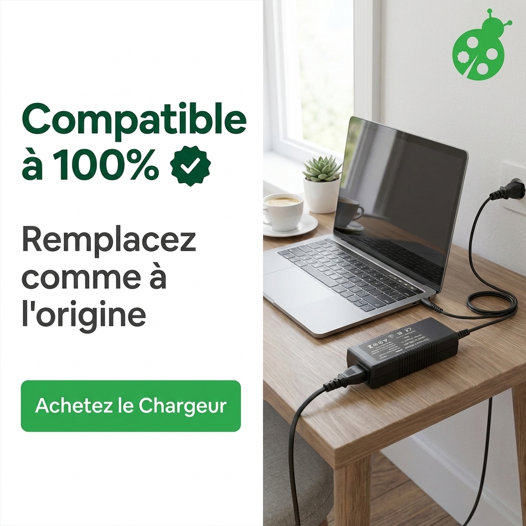 Chargeur ordinateur portable hp  pavilion 15 cw0002nf