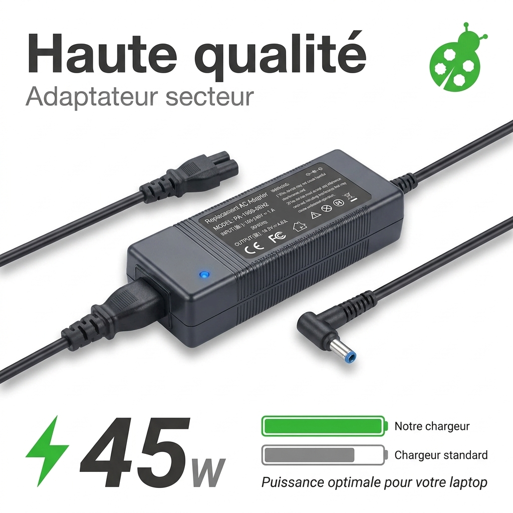 Chargeur ordinateur portable hp  14s dq0007nf