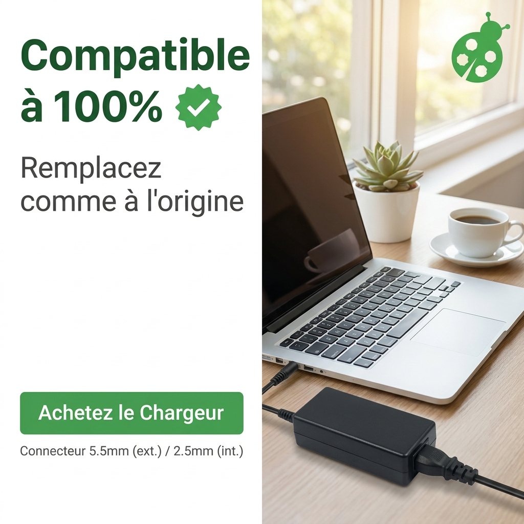 Chargeur ordinateur portable acer aspire 3 a315 23 r7c5ath