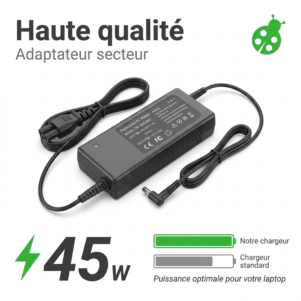Chargeur ordinateur portable dell vostro 14 3000