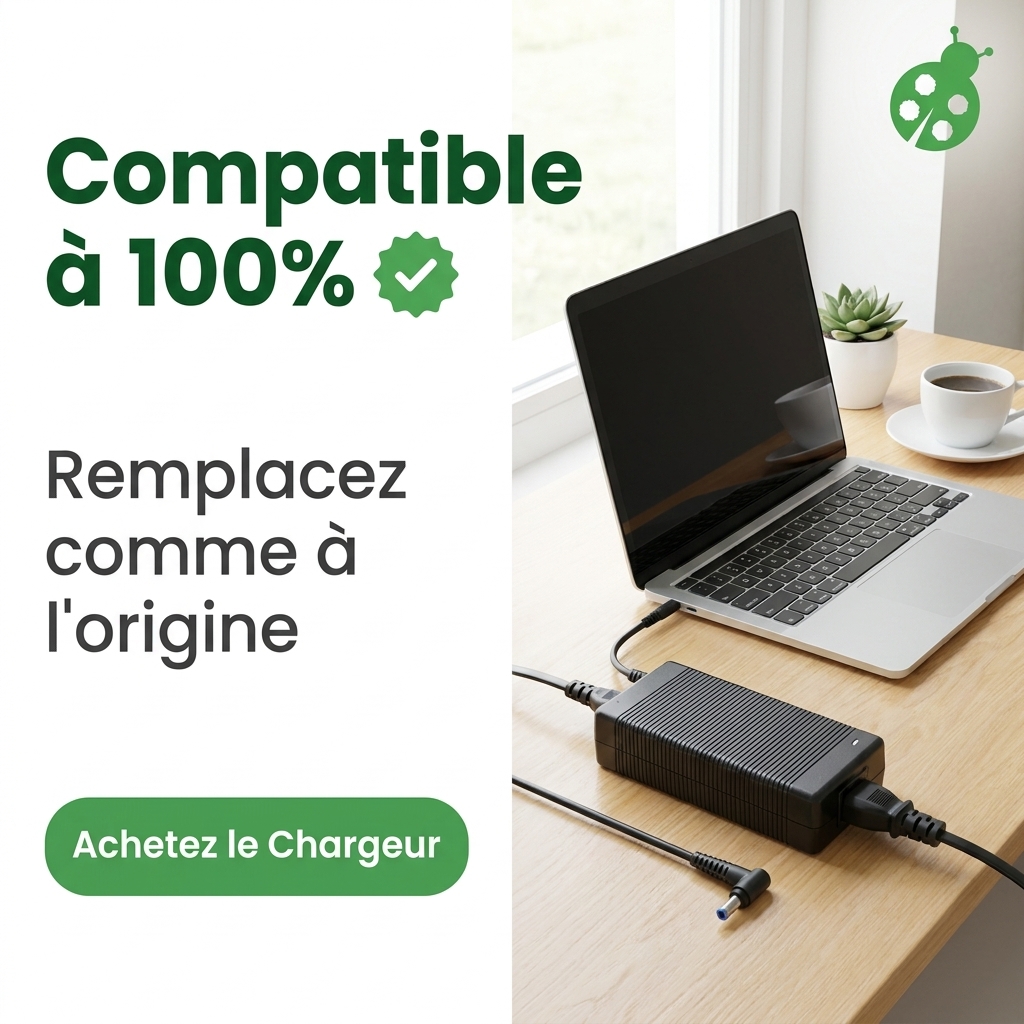 Chargeur ordinateur portable hp  omen 17 w010nf