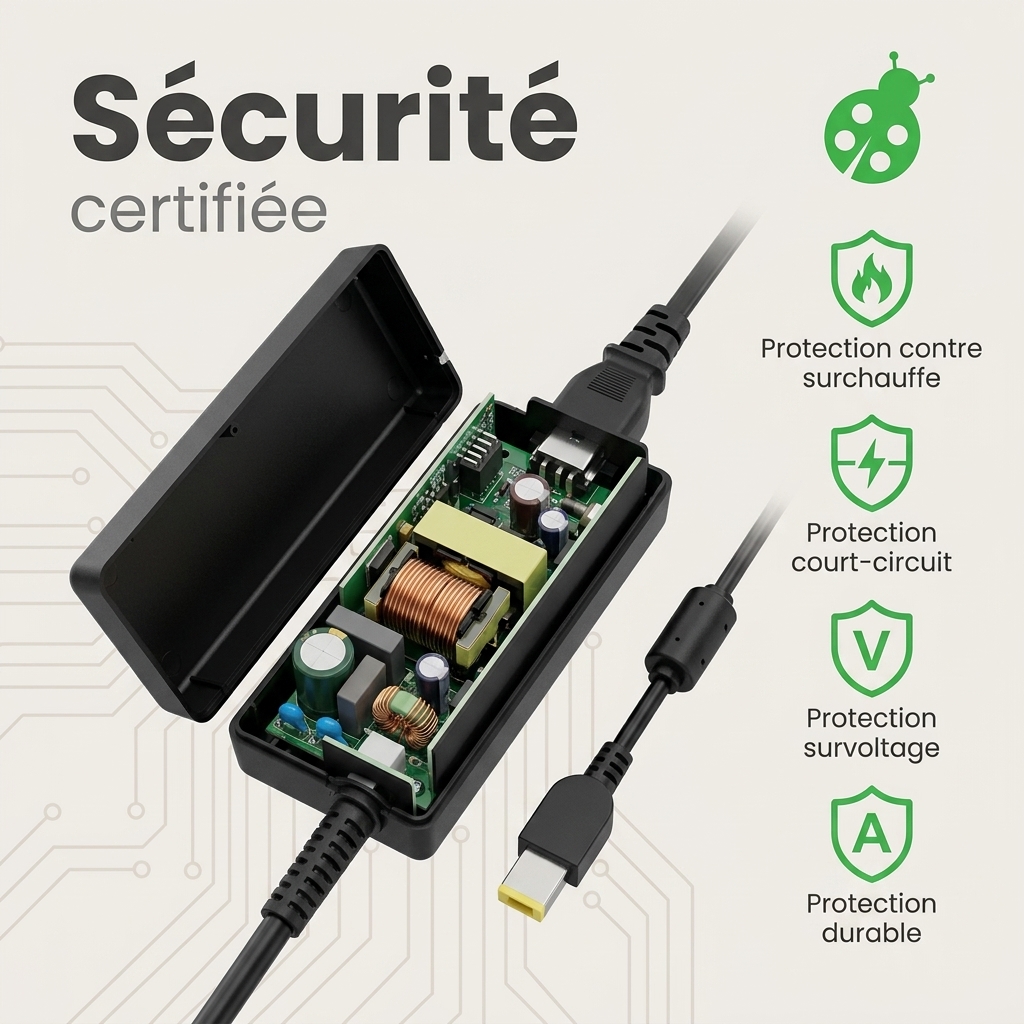 Chargeur ordinateur portable lenovo v330 14ikb