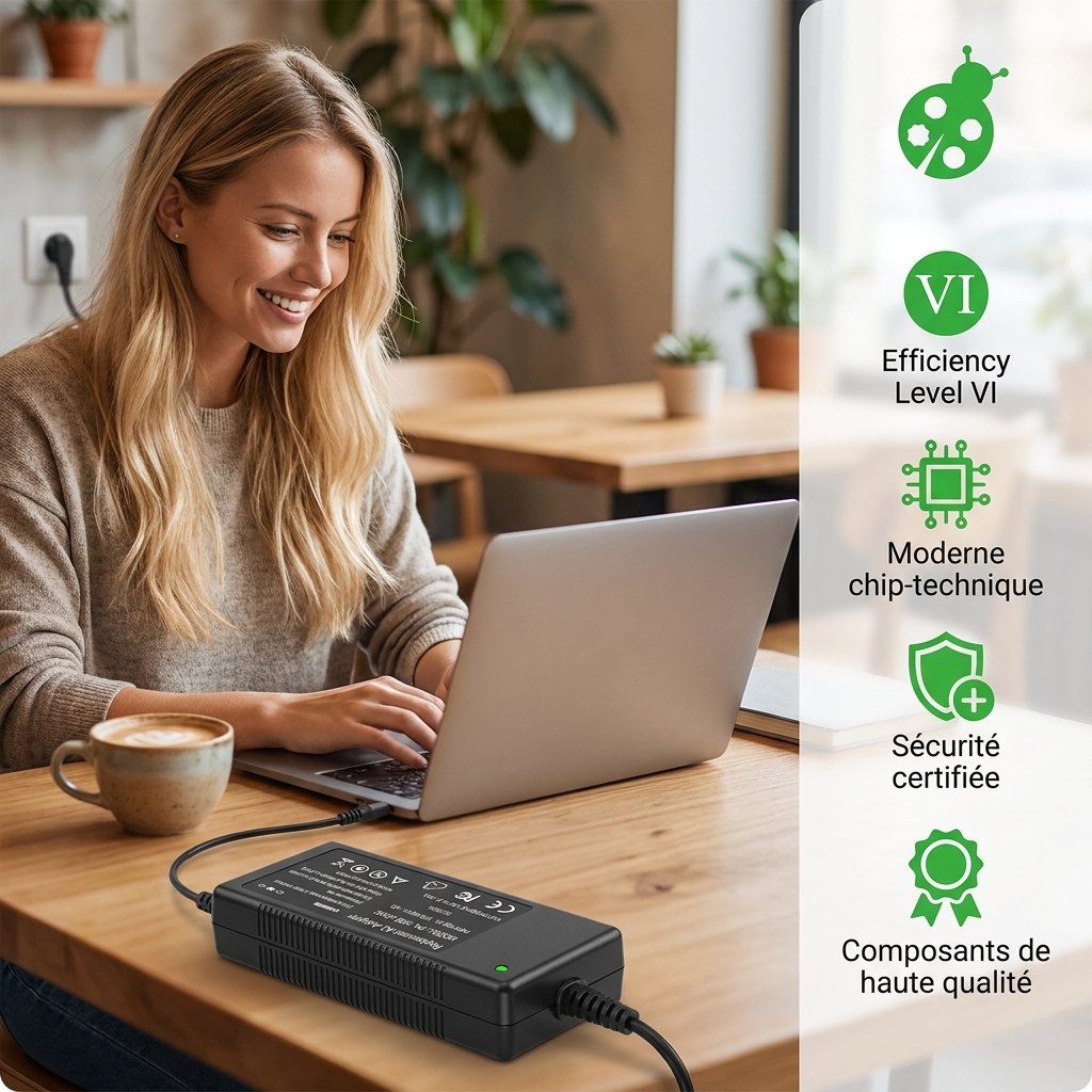 Chargeur ordinateur portable clevo n240ju