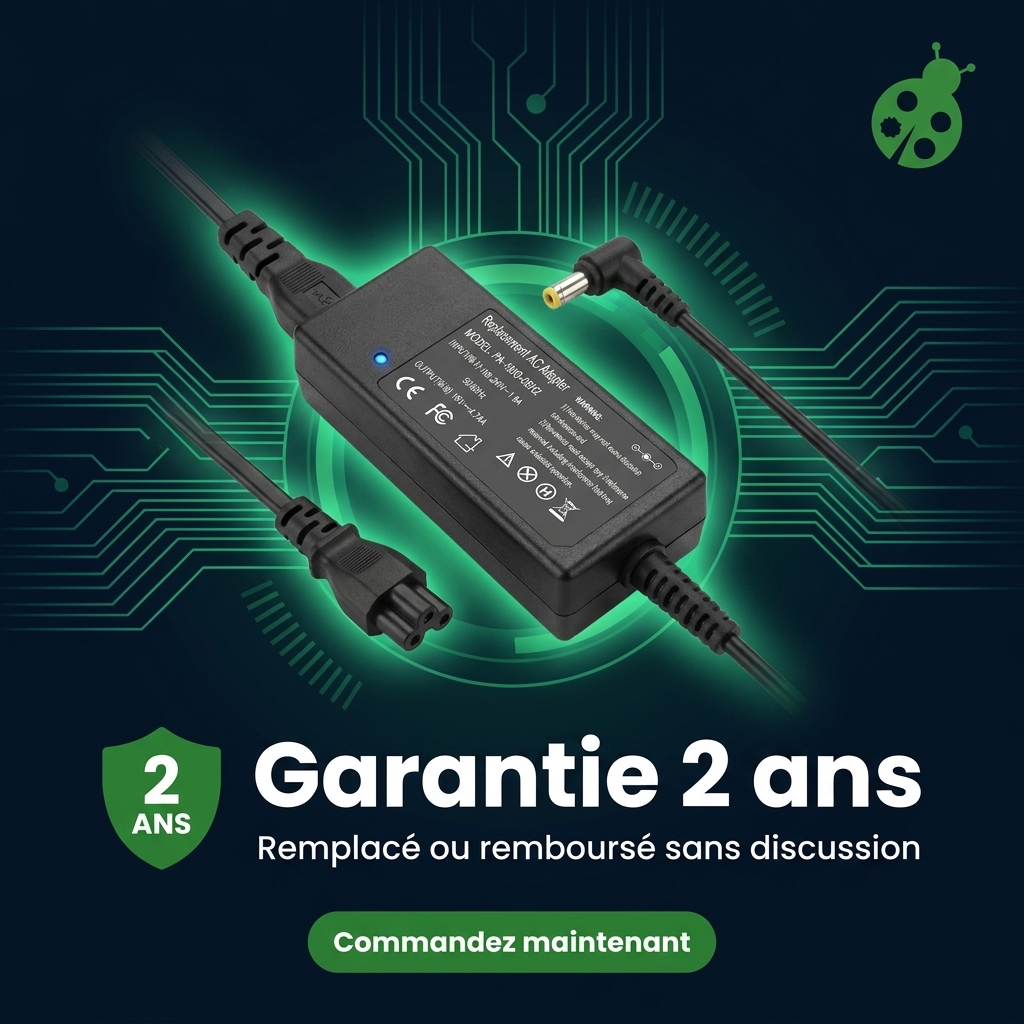 Chargeur ordinateur portable clevo n240ju