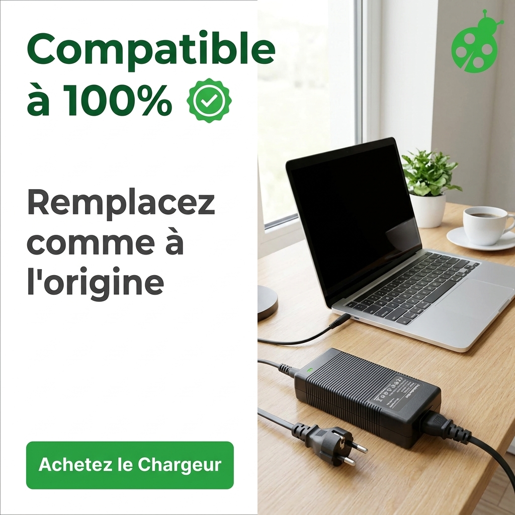 Chargeur ordinateur portable clevo n240ju