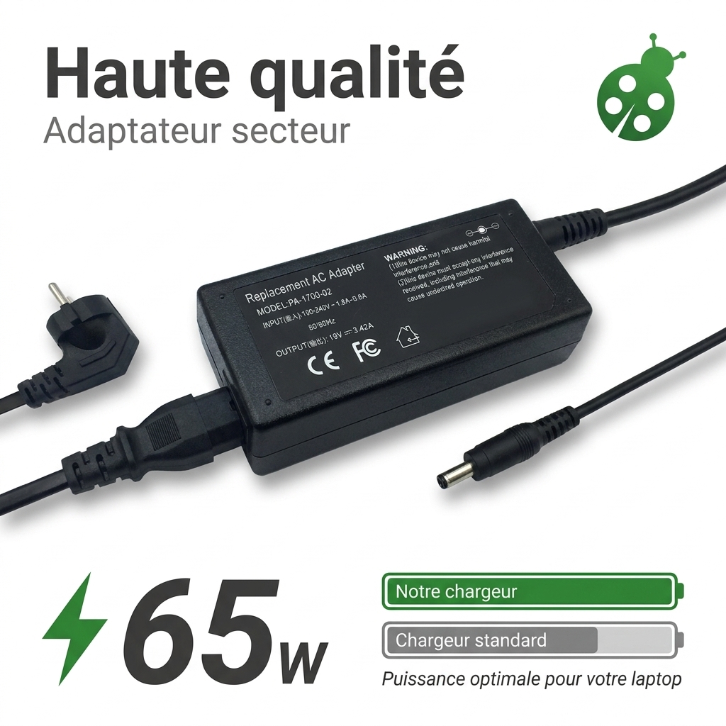 Chargeur ordinateur portable asus r558ub dm252t