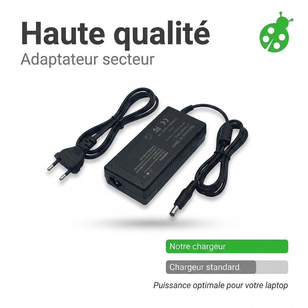 Chargeur ordinateur portable asus s510qa ej117t