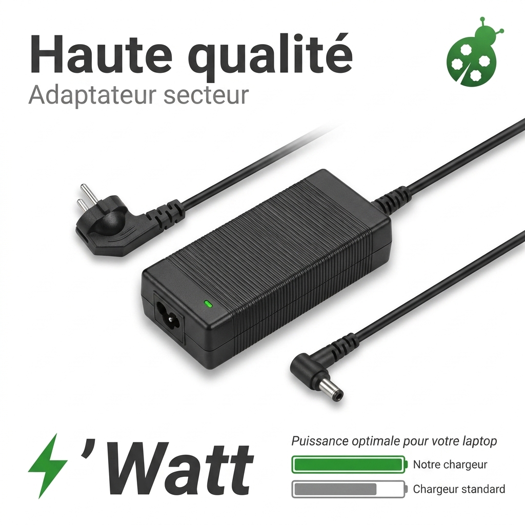 Chargeur ordinateur portable medion akoya e2228t
