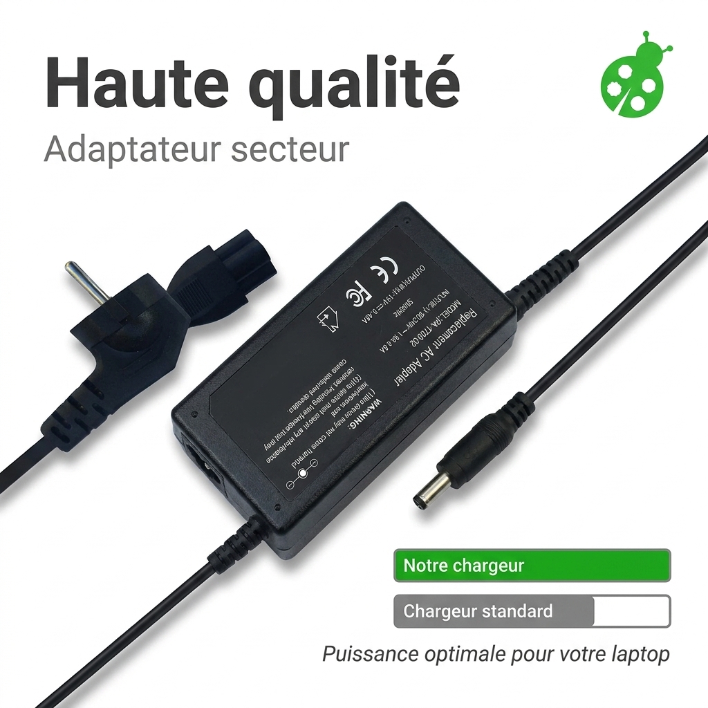 Chargeur ordinateur portable asus x509ua ej189t