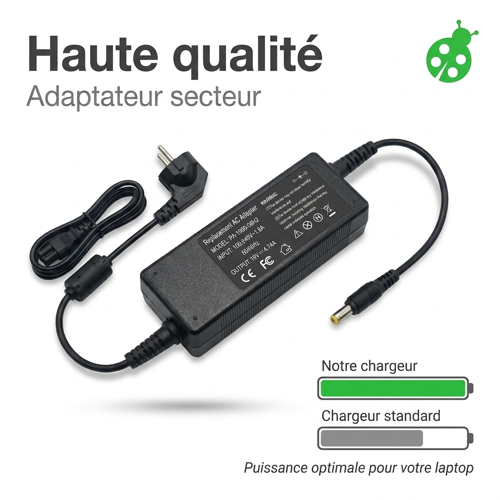Chargeur ordinateur portable ordissimo eve 2