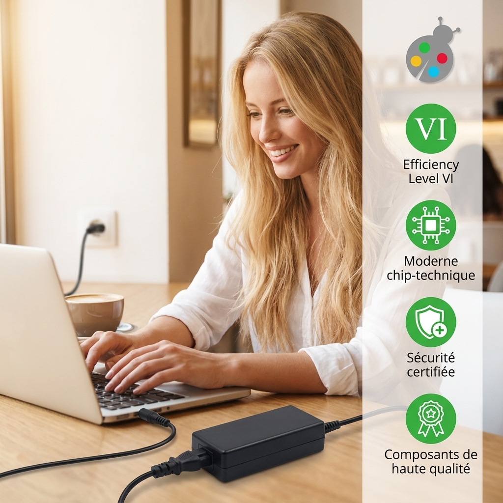 Chargeur ordinateur portable toshiba dynabook satellite pro l50 g 132