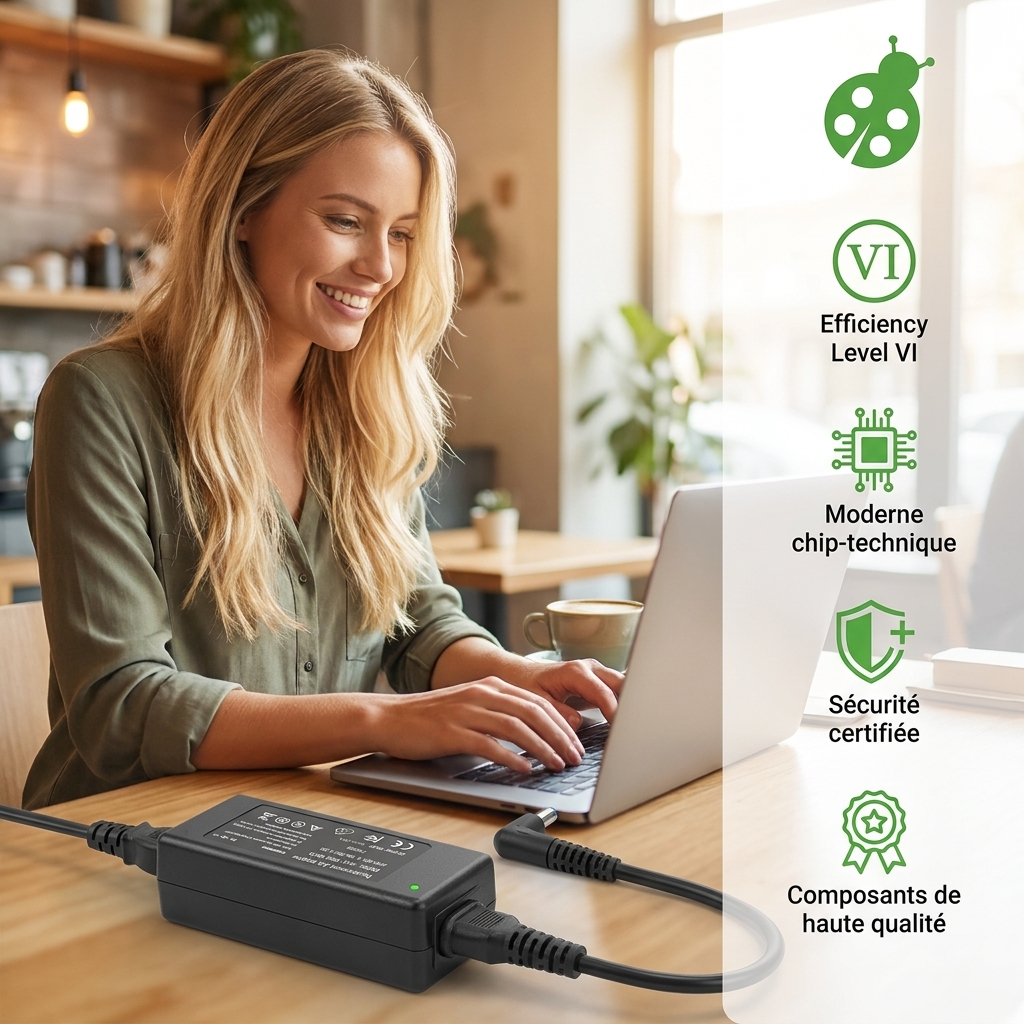 Chargeur ordinateur portable dell latitude 13 3301
