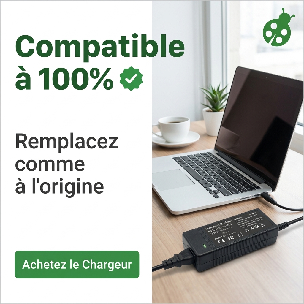 Chargeur ordinateur portable dell latitude 13 3301